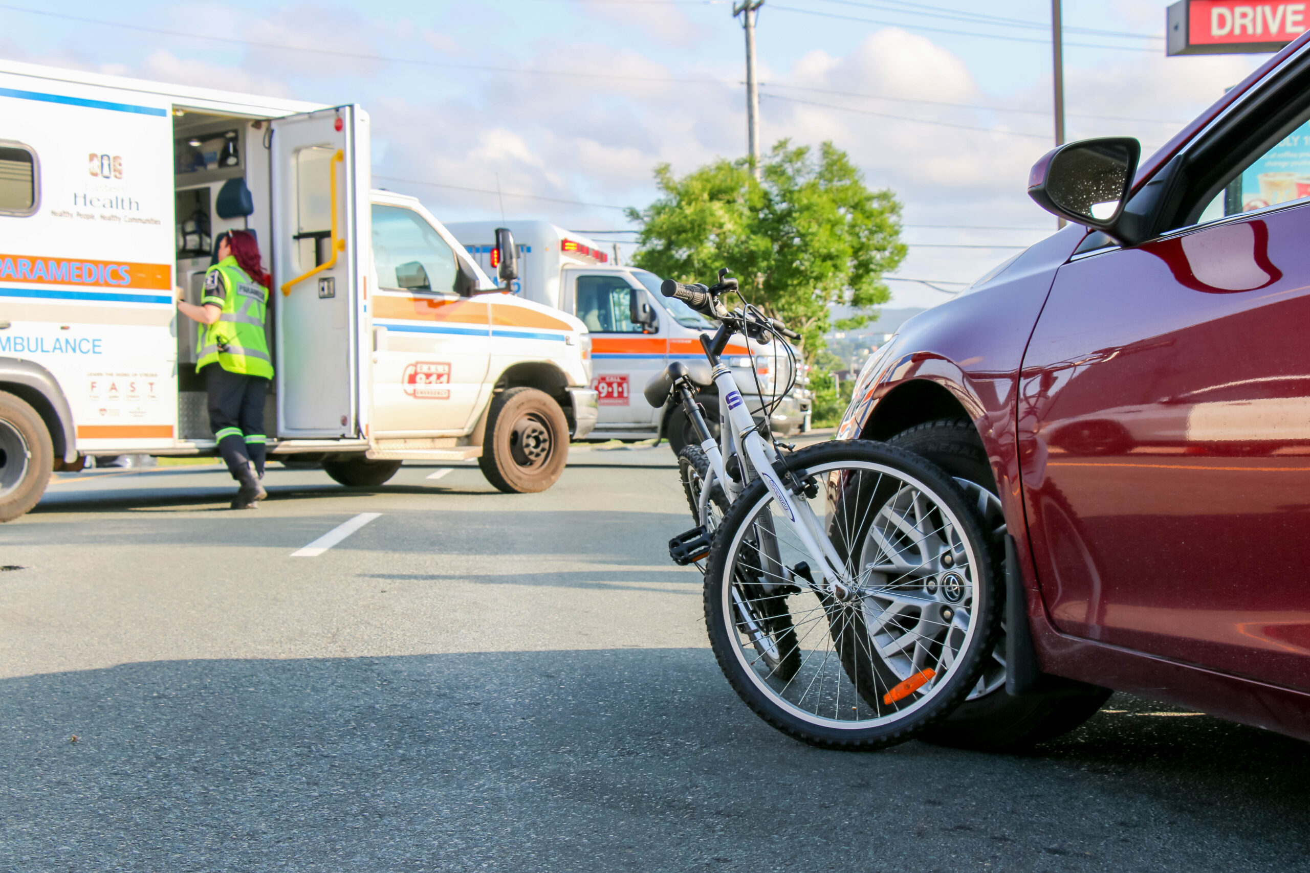 Cyclist Taken To Hospital Following East-end Collision – NTV