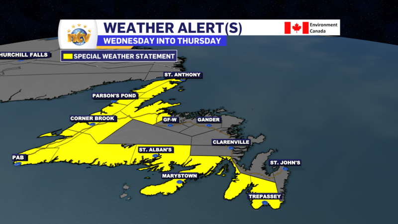 Environment Canada Issues Special Weather Statement For Heavy Rainfall ...