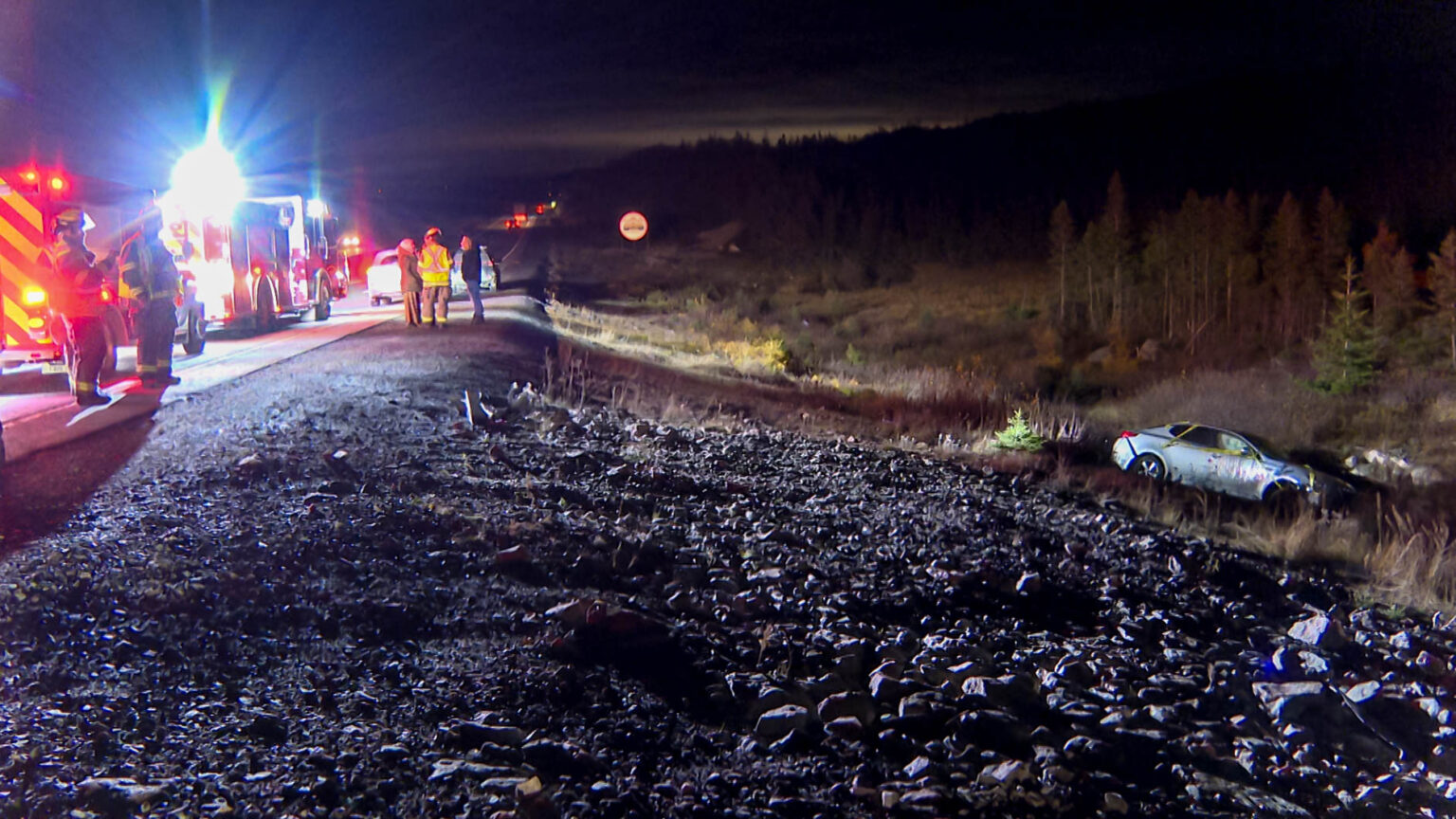 No Injuries Following Single-vehicle Crash On Trans-Canada Highway – NTV