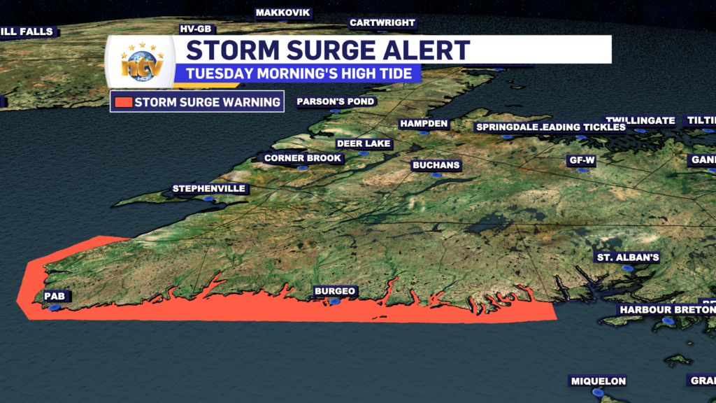 Wind, Storm Surge Warnings Are In Effect Ahead Of Incoming Low Pressure ...