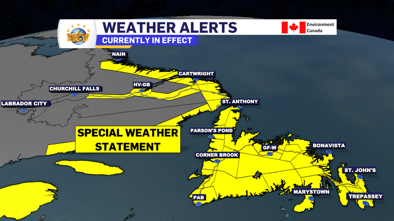 Winter Storm rolls in Tuesday night, Special Weather Statements in