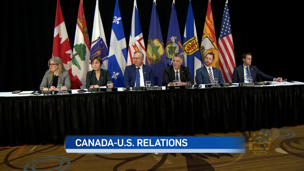 Trump, tariffs and Churchill Falls on the table as Eastern premiers meet New England governors