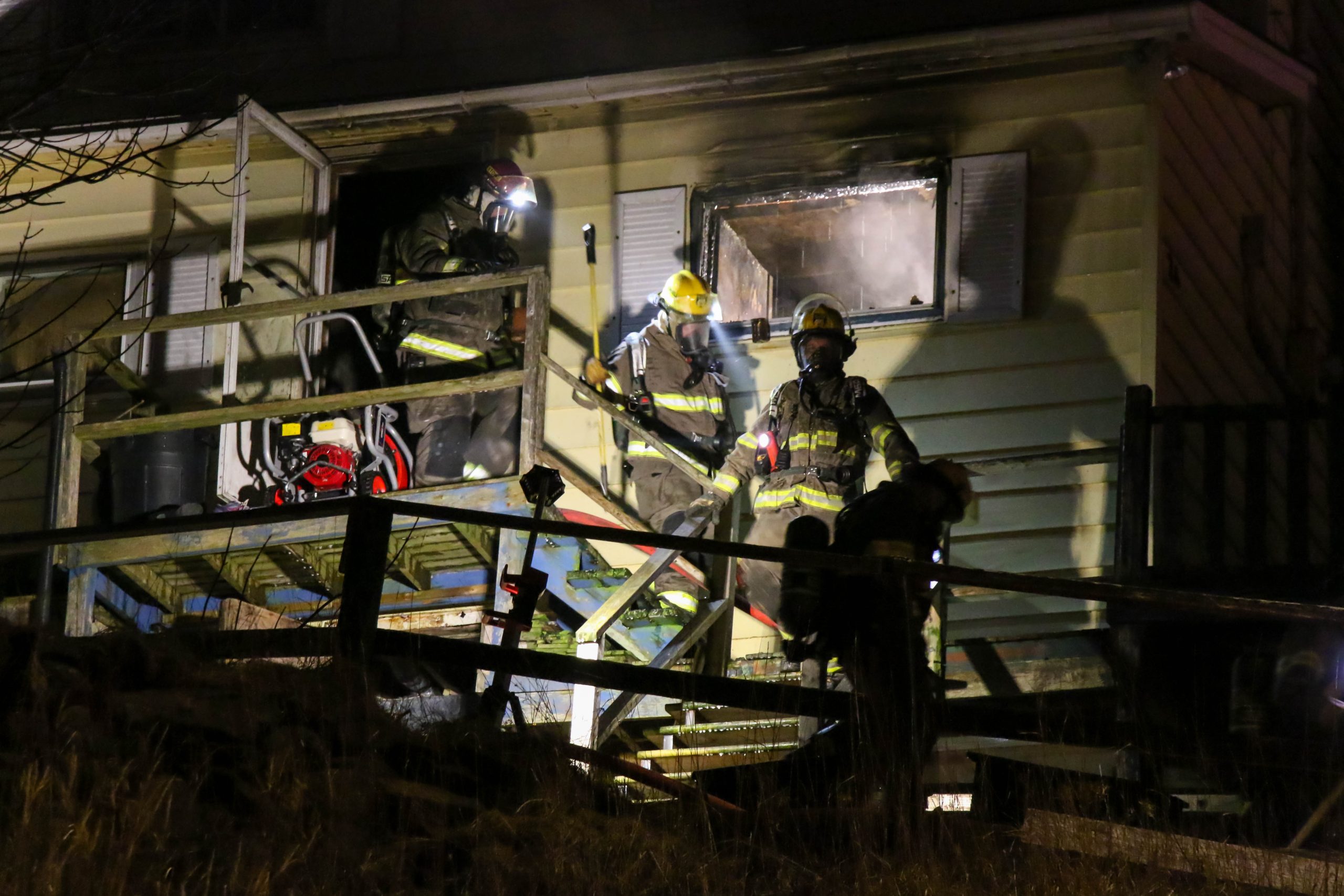 Early-morning house fire sends two people to hospital - NTV ...