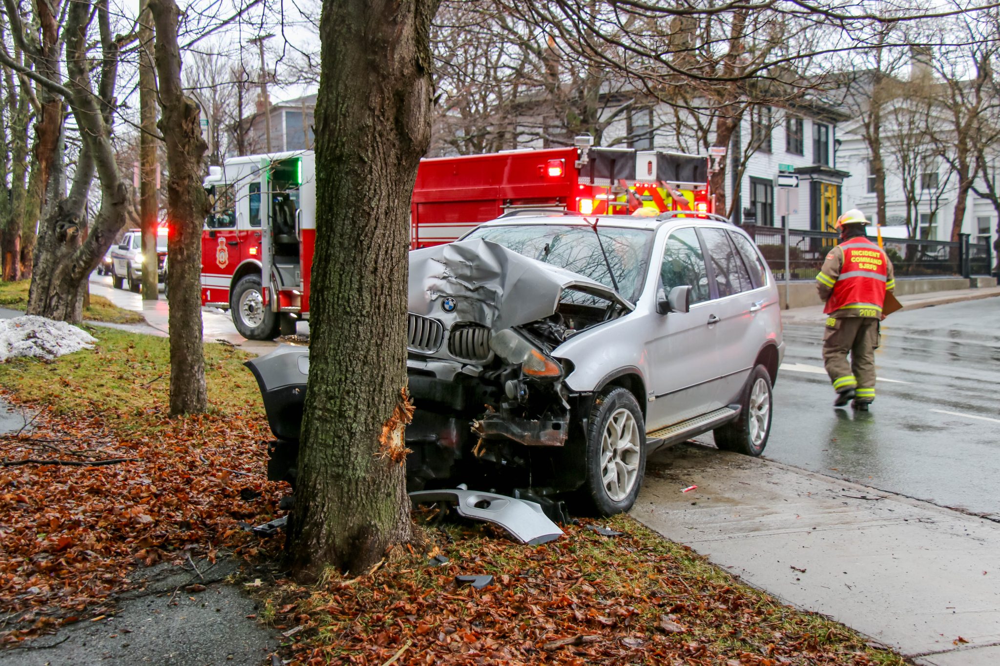 Driver taken to hospital following single-vehicle crash on Saturday ...