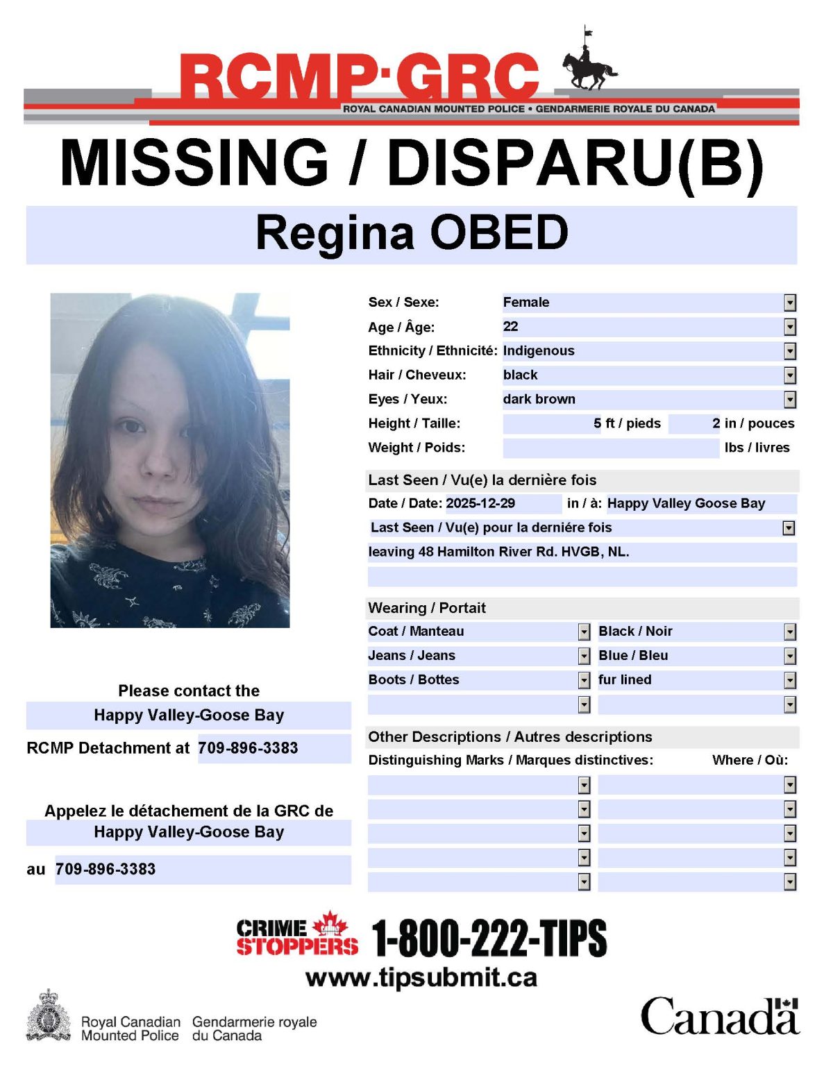 RCMP searching for missing woman in Happy Valley-Goose Bay - NTV ...